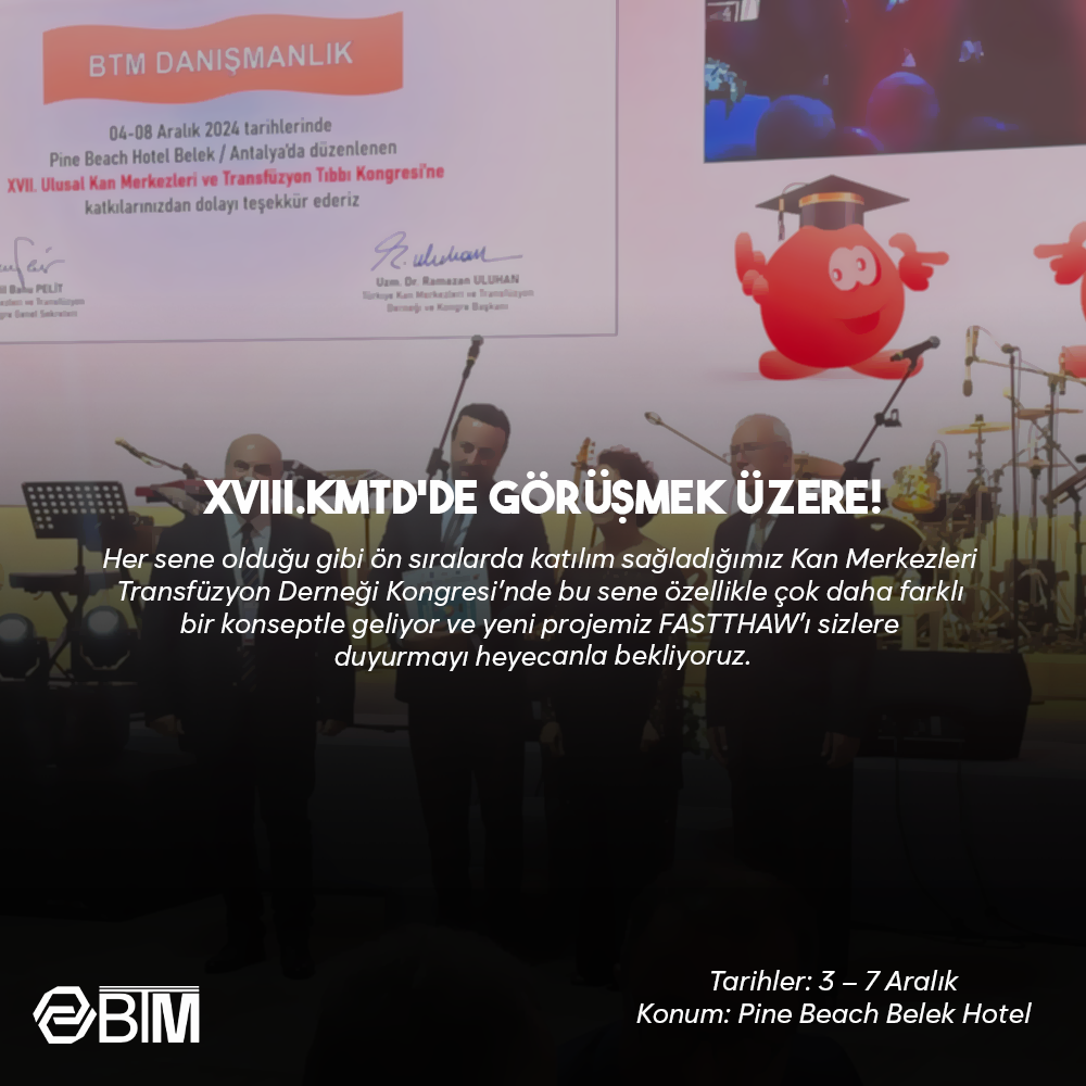 Bu yılda KMTD kongresinde yerimizi alıyoruz!